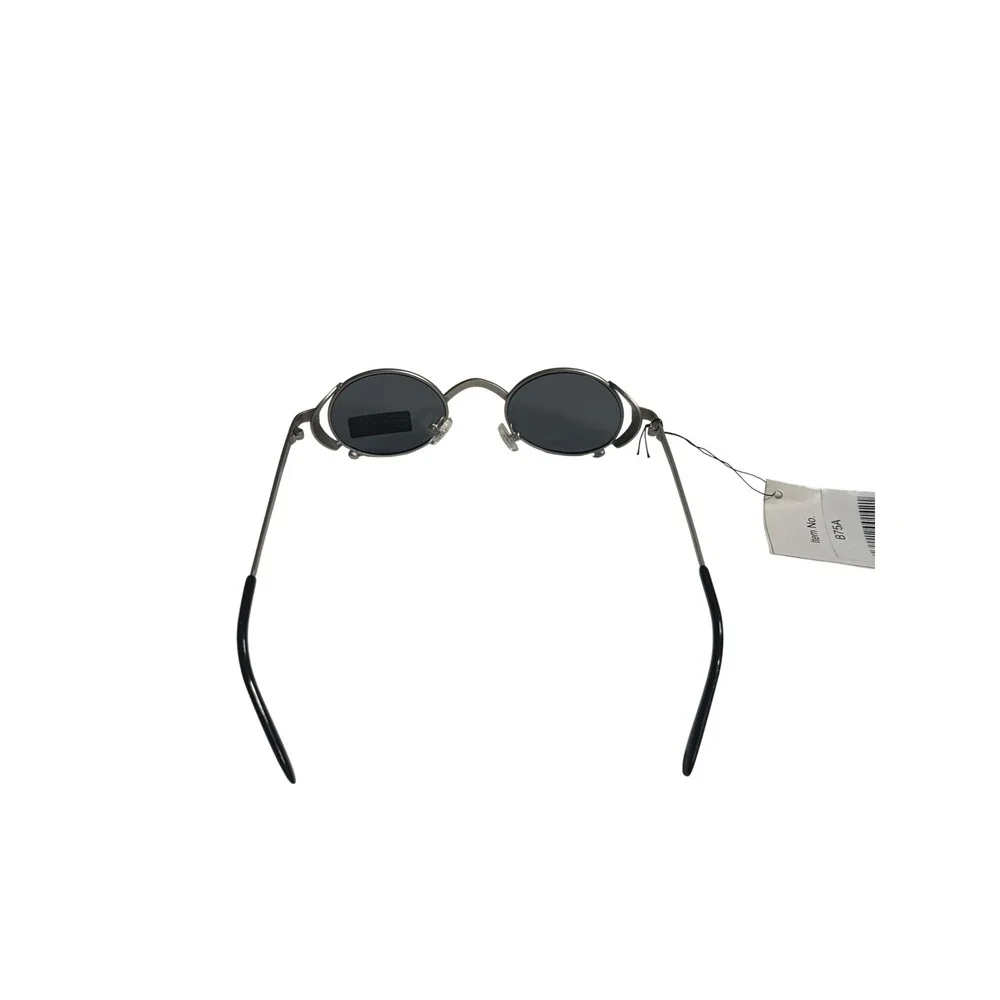 Vintage 90s Deadstock Steampunk Oval Wire Sunglasses